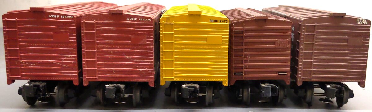KMT & Lionel O Gauge Assorted freight Cars: 12473, 124770, 9230, 12955 [5] VG