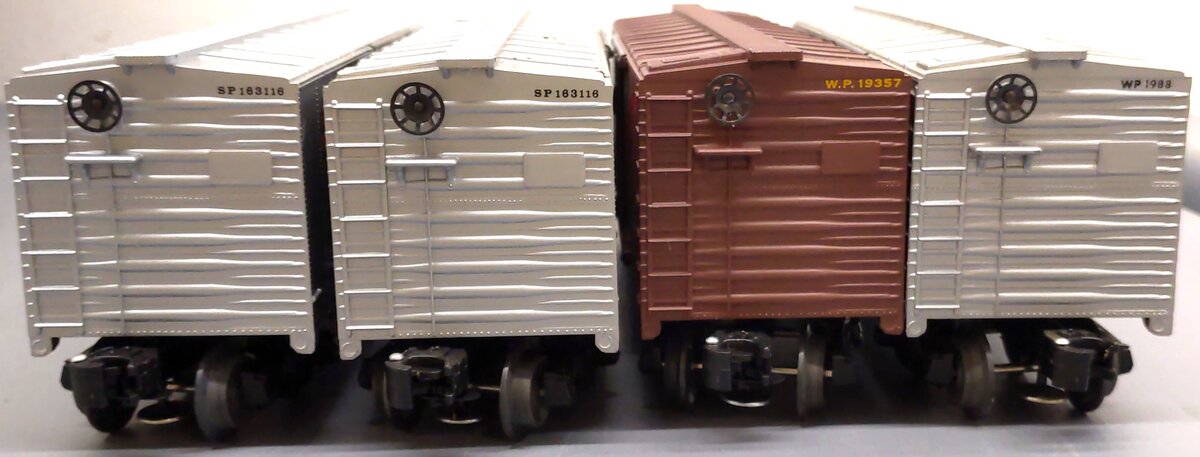 KMT O Gauge Assorted Freight Cars: 19357, 163116, 1988 [4] EX/Box