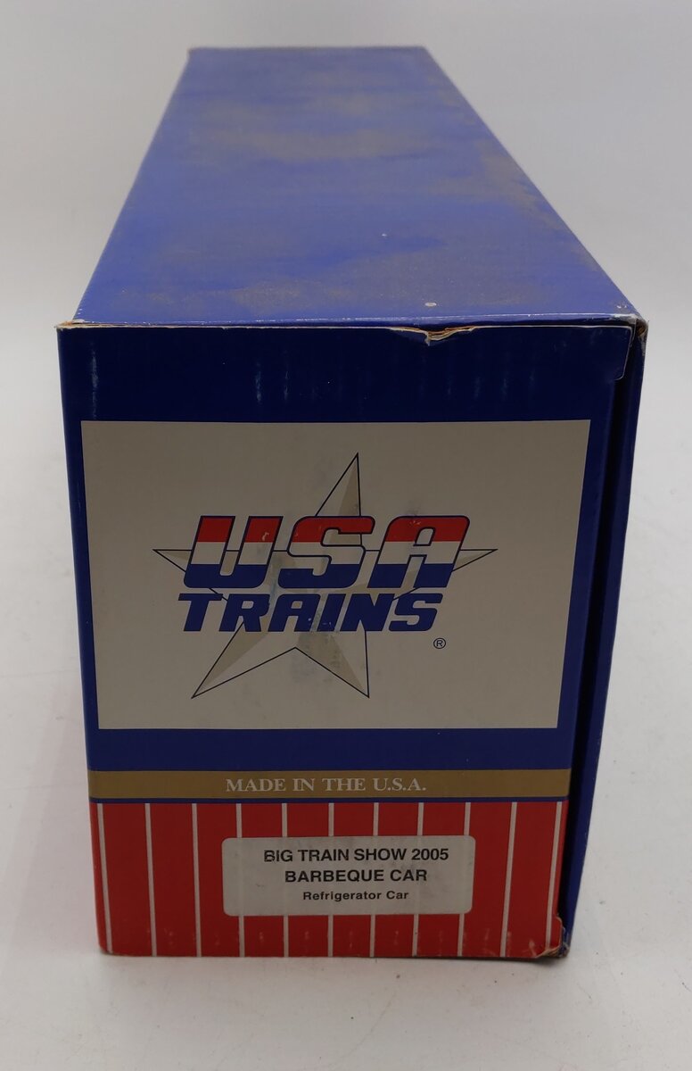 USA Trains G Scale Big Train Show Barbeque Car Refrigerator LN/Box