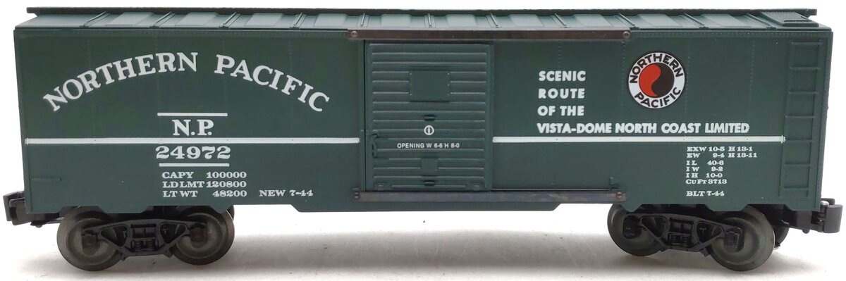 KMT 24972 O Northern Pacific Boxcar #24972 EX/Box