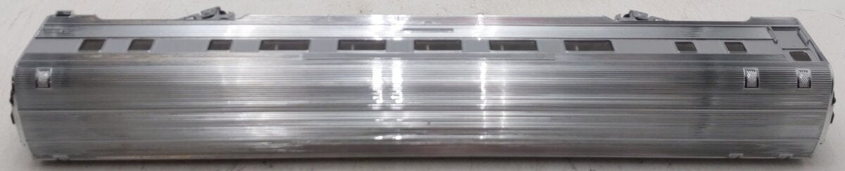 American Models S Gauge Chrome Undecorated Extra Budd Coach - Hi Rail EX/Box