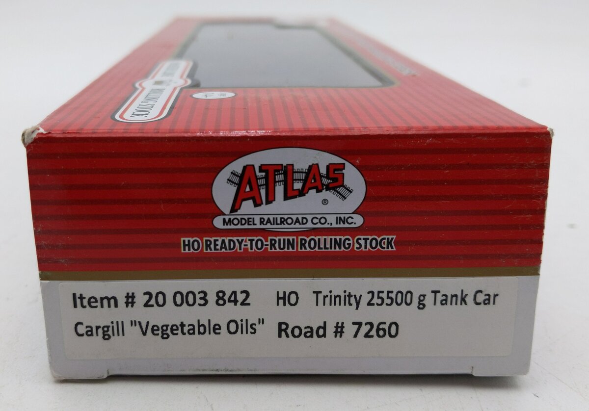 Atlas 20003842 HO Cargill Trinity CRGX 25,500-Gallon Tank Car #7260 LN/Box