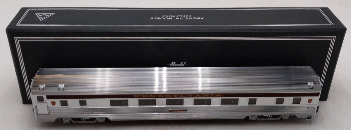 American Models BD8209 S Guage Hi-Rail Pennsylvania Coach 4004 EX/Box