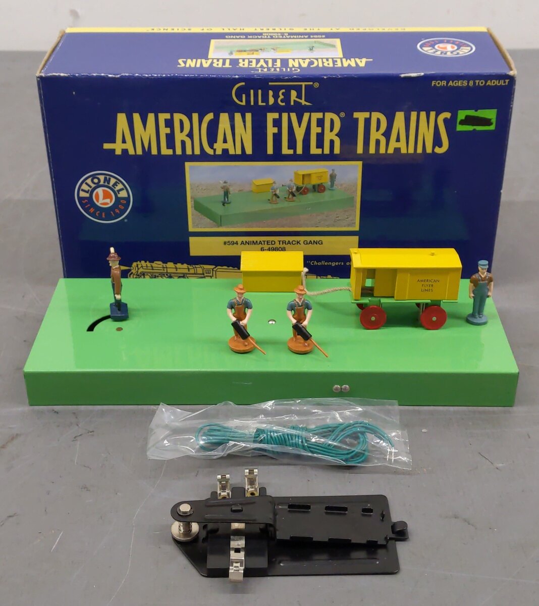American Flyer 6-49808 S Scale Animated Track Gang LN/Box