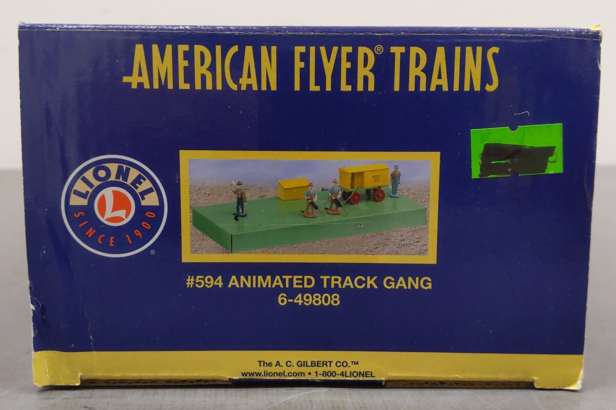 American Flyer 6-49808 S Scale Animated Track Gang LN/Box