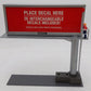 Menards 275-9029 O Gauge Lighted Billboard EX/Box