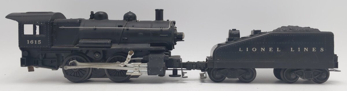 Lionel 1615 Vintage O 0-4-0 Die-Cast Steam Switcher Locomotive & Tender VG