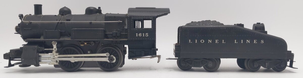 Lionel 1615 Vintage O 0-4-0 Die-Cast Steam Switcher Locomotive & Tender VG