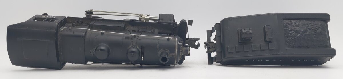Lionel 1615 Vintage O 0-4-0 Die-Cast Steam Switcher Locomotive & Tender VG