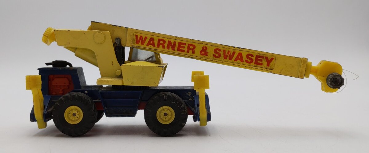 Corgi 4418 1:50 Warner & Swasey Yellow & Black 2-Axle Mobile Crane VG