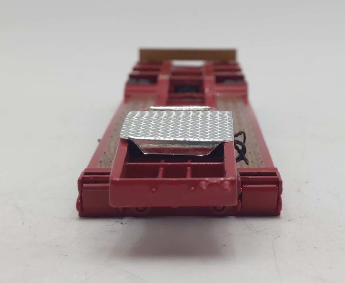 First Gear 1:50 Red Talbert Tri-Axle Lowboy Trailer LN