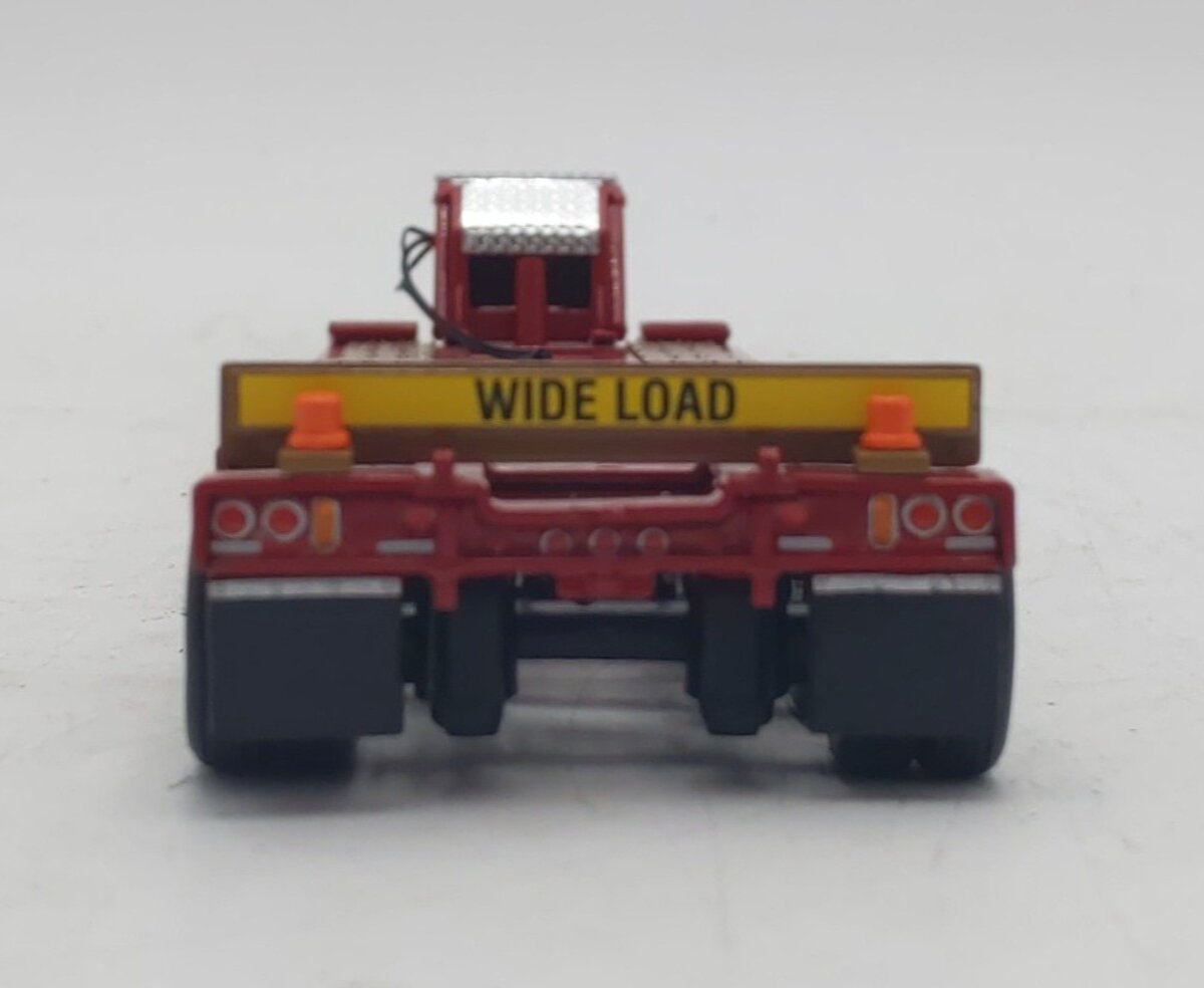 First Gear 1:50 Red Talbert Tri-Axle Lowboy Trailer LN