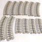 MTH RealTrax O Assorted Curved Track Sections [12] EX