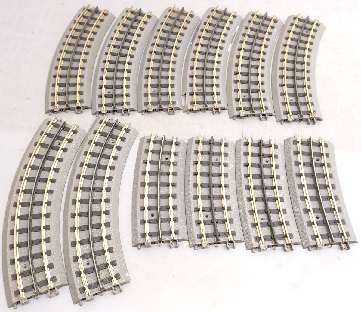 MTH RealTrax O Assorted Curved Track Sections [12] EX