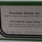 Overland Models #3486.1 HO Scale NYC/CR/CSX Signal Bridge EX/Box