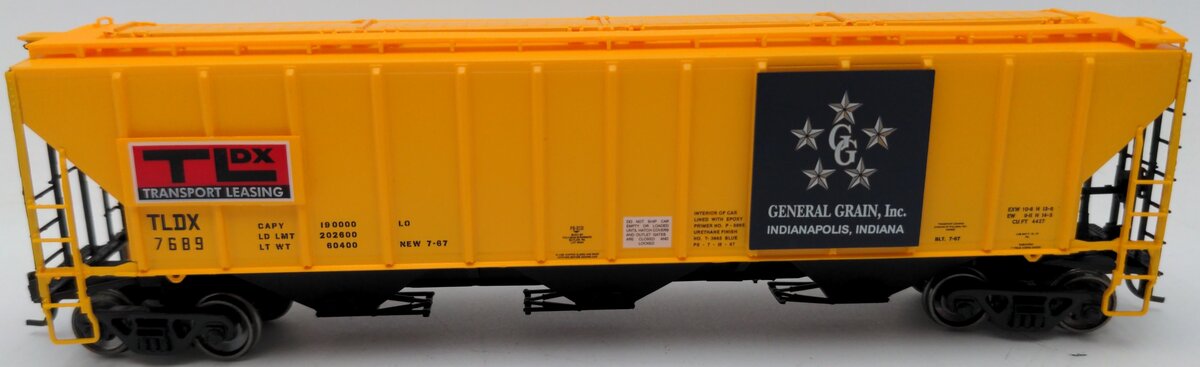 Proto 2000 23370 HO TLDX 4427 PS-2CD High Side Covered Hopper #7689 LN/Box