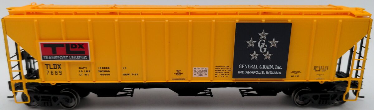 Proto 2000 23370 HO TLDX 4427 PS-2CD High Side Covered Hopper #7689 LN/Box