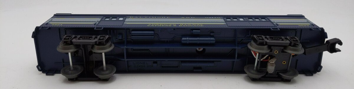 Lionel 6-9523 O Gauge Baltimore & Ohio Baggage Car EX/Box