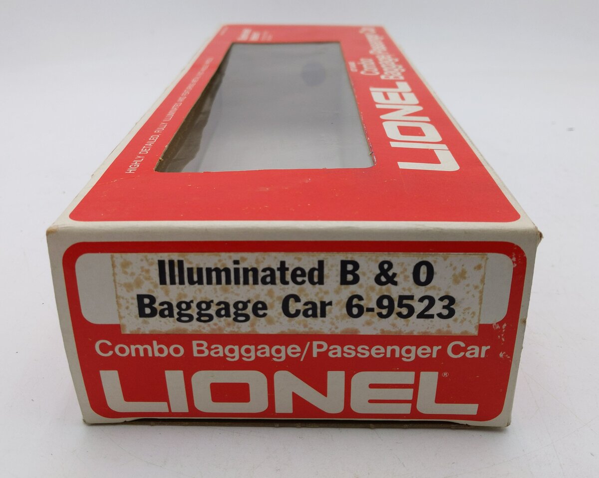 Lionel 6-9523 O Gauge Baltimore & Ohio Baggage Car EX/Box