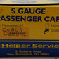 S-Helper S Gauge Union Pacific Coach Passenger Car VG/Box