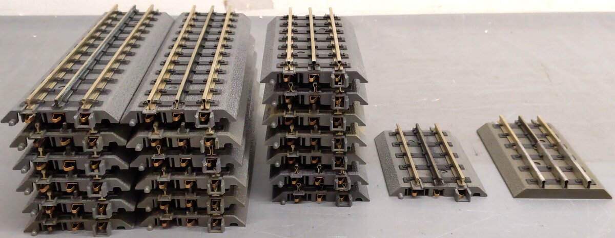 MTH RealTrax O Assorted Straight Track Sections 5