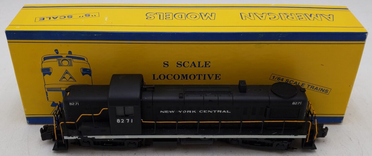 American Models S Gauge NYC RS-3 Diesel Locomotive #8271/Box