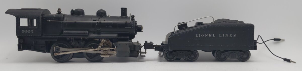 Lionel 1662 Vintage O-Gauge 0-4-0 Steam Locomotive & Tender VG