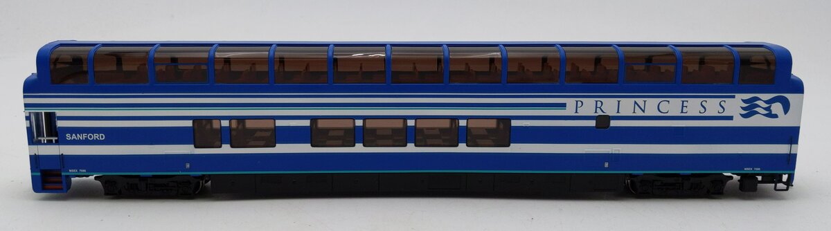 Bachmann 13345 HO Princess Sanford 89' Colorado Full-Dome Railcar #7086 LN/Box