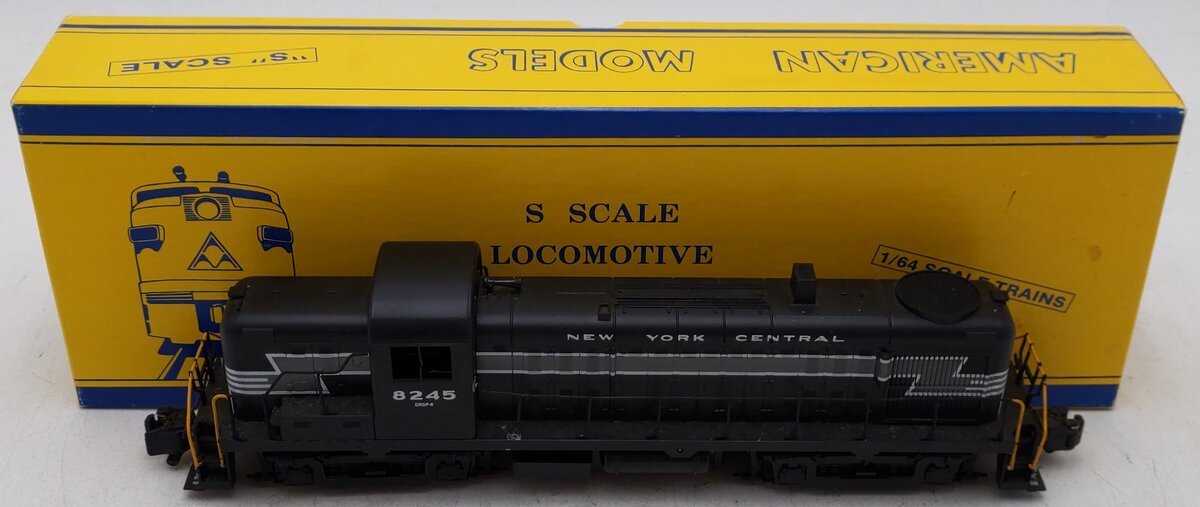 American Models RS3006 S Gauge NYC Alco RS-3 Diesel Locomotive #8245 EX/Box