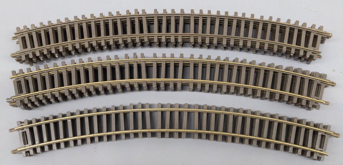 American Models S Scale Full Length Curved Track Sections [13] VG