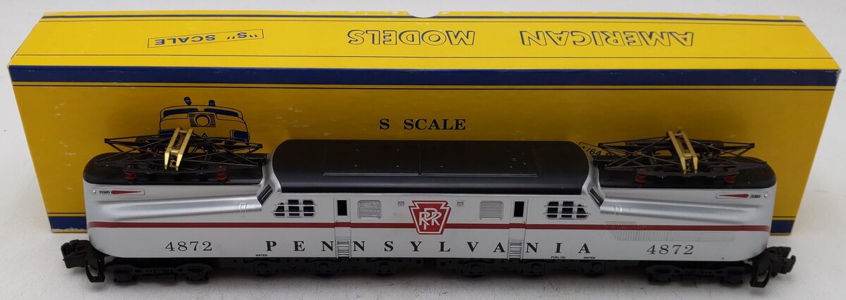 American Models 4872 S Guage PRR GG-1 Electric Locomotive - AC Hi Rail EX/Box