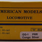 American Models 4872 S Guage PRR GG-1 Electric Locomotive - AC Hi Rail EX/Box