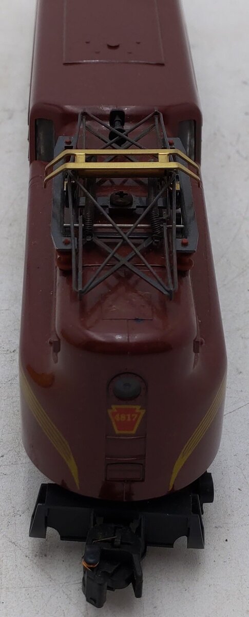 American Models GGR5 S PRR Tuscan Red 5 Stripe GG-1 Electric Locomotive #4817 EX/Box