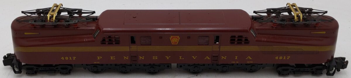 American Models GGR5 S PRR Tuscan Red 5 Stripe GG-1 Electric Locomotive #4817 EX/Box