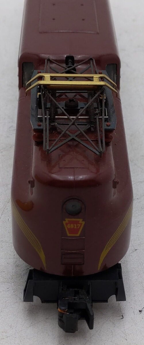 American Models GGR5 S PRR Tuscan Red 5 Stripe GG-1 Electric Locomotive #4817 EX/Box