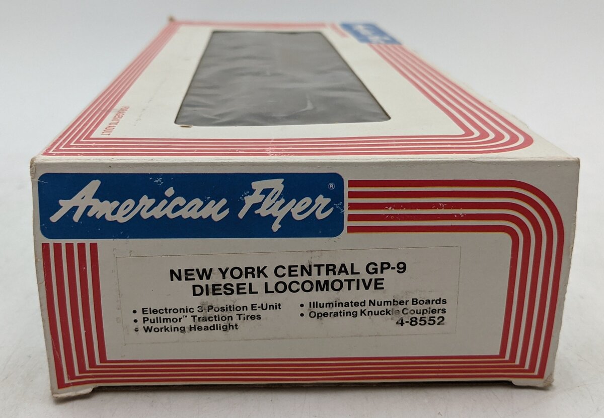 American Flyer 6-8552 S Gauge NYC GP-9 Diesel Locomotive EX/Box