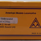 American Models S Scale Undecorated E8 Diesel Locomotive EX/Box