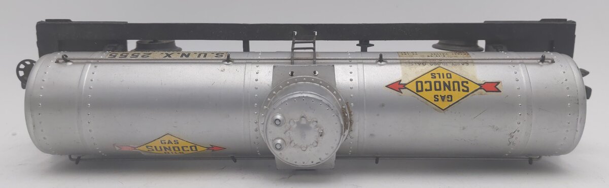 Lionel 2555 Vintage O Sunoco Single Dome Tank Car VG/Box