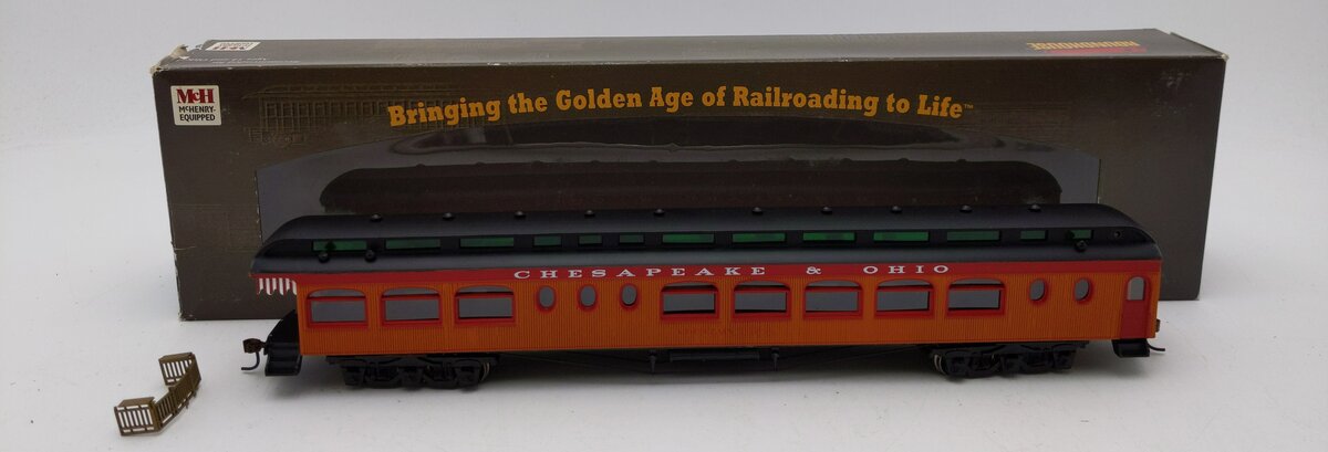 Roundhouse 85390 HO C&O RTR 85' Pullman Palace Observation Car EX/Box