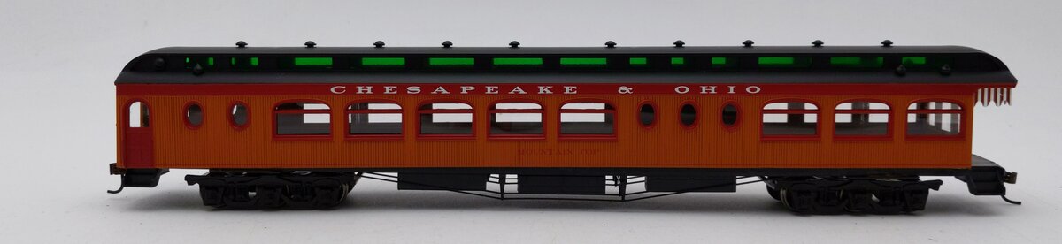 Roundhouse 85390 HO C&O RTR 85' Pullman Palace Observation Car EX/Box