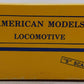 American Models S Gauge Custom Western Maryland Diesel Locomotive #185