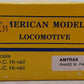 American Models S Gauge Custom Western Maryland Diesel Locomotive #185