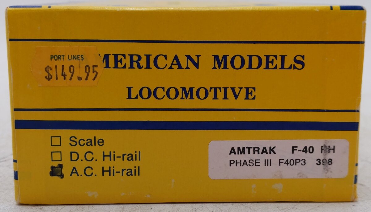 American Models S Gauge Custom Western Maryland Diesel Locomotive #185