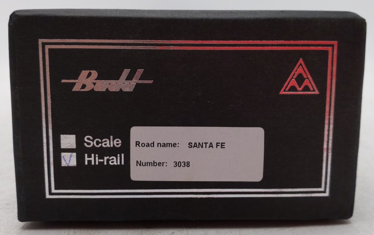 American Models BD8206 S Scale Santa Fe Budd Passenger Car #3038 EX/Box