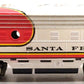 Atlas 6101 O Scale Santa Fe F7 A-Unit Diesel Locomotive (2-Rail) - Dummy
