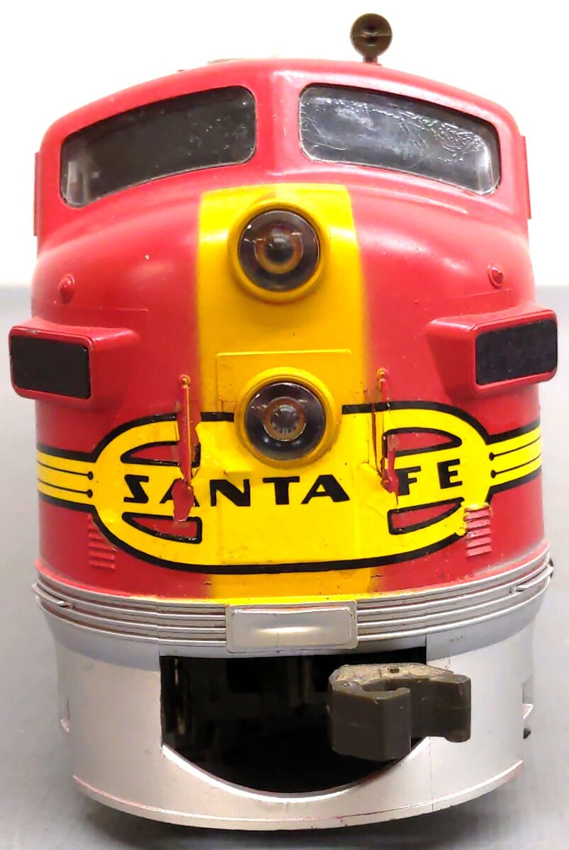 Atlas 6101 O Scale Santa Fe F7 A-Unit Diesel Locomotive (2-Rail) - Dummy