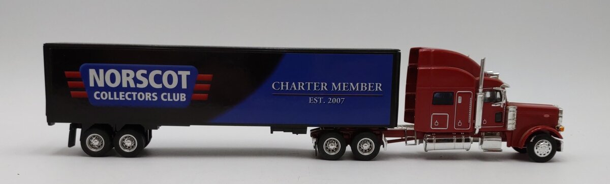 Norscot 1:50 Scale Peterbilt 379 Tractor Trailer - Mural for Norscot Club LN