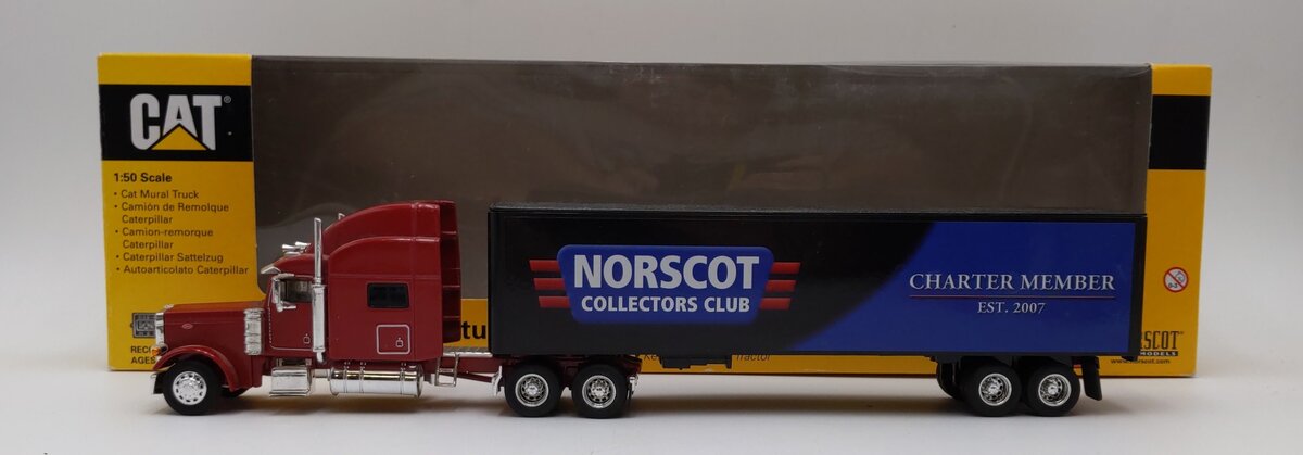 Norscot 1:50 Scale Peterbilt 379 Tractor Trailer - Mural for Norscot Club LN