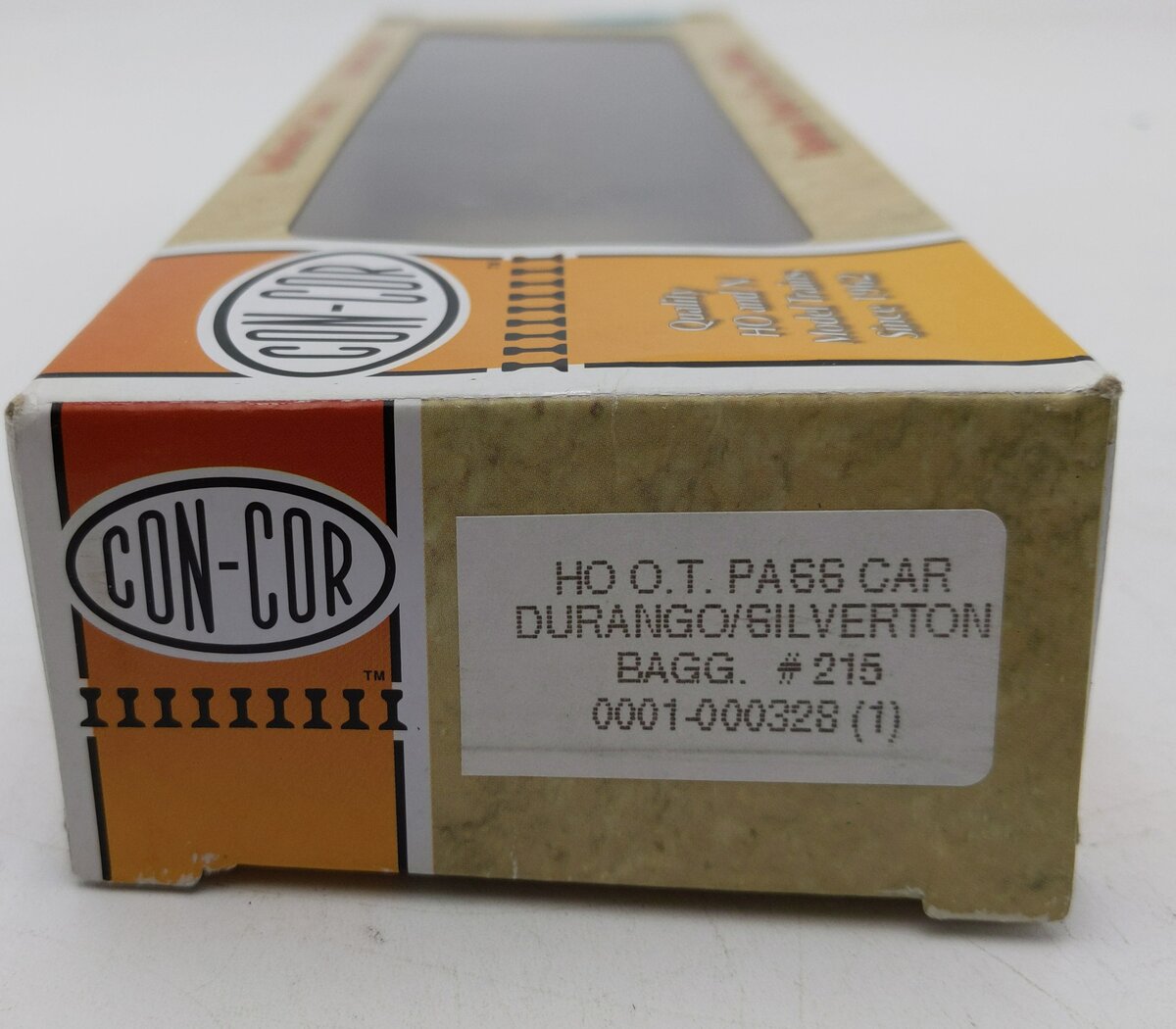 Con-Cor 000328 HO Scale Durango & Silverton Coach Passenger Car LN/Box