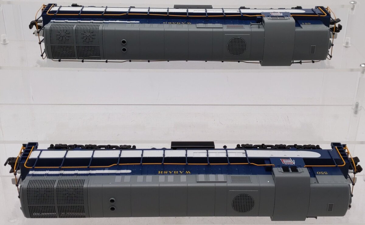 American Models TM10 S Gauge Wabash Diesel Locomotives (Set of 2) EX/Box